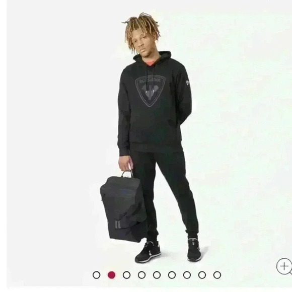 Rossignol MEN'S HOODED LOGO COTTON SWEATSHIRT Size small - Picture 7 of 15